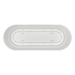 greenville pflanzgefäß lang 50cm weiss